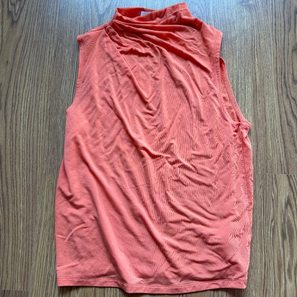 Aritzia Orange Babaton Blouse